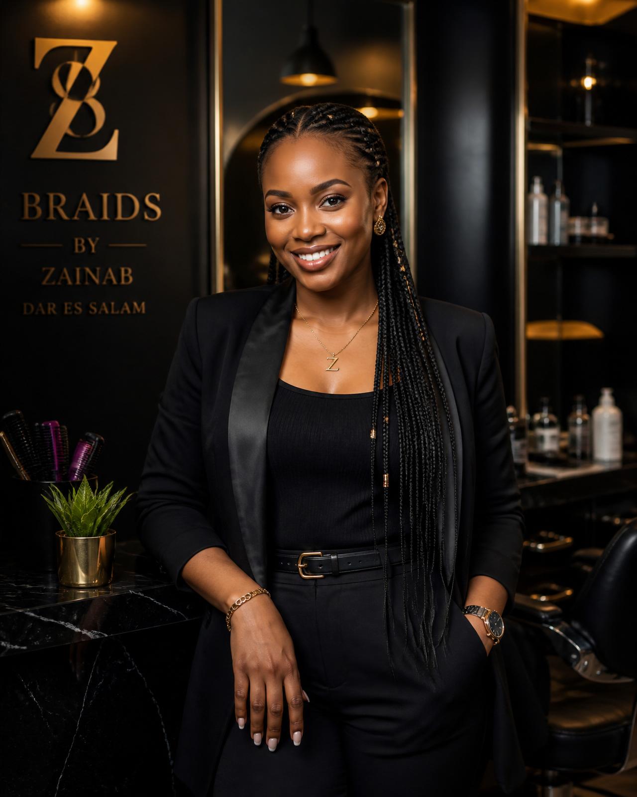 Allie, international hairstylist and founder