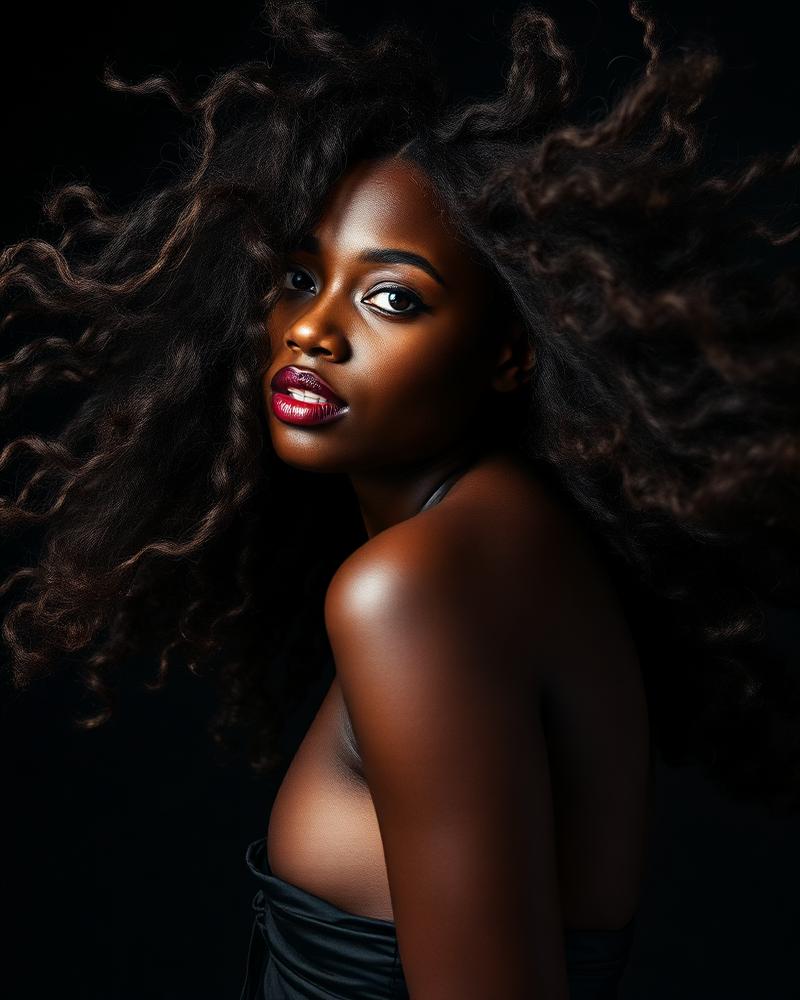 Voluminous natural styling